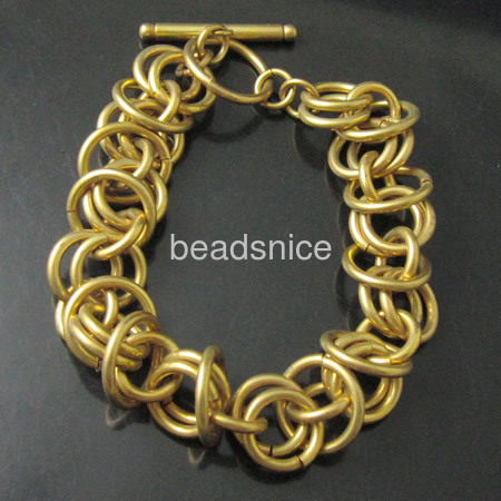Brass bracelet base,donut,